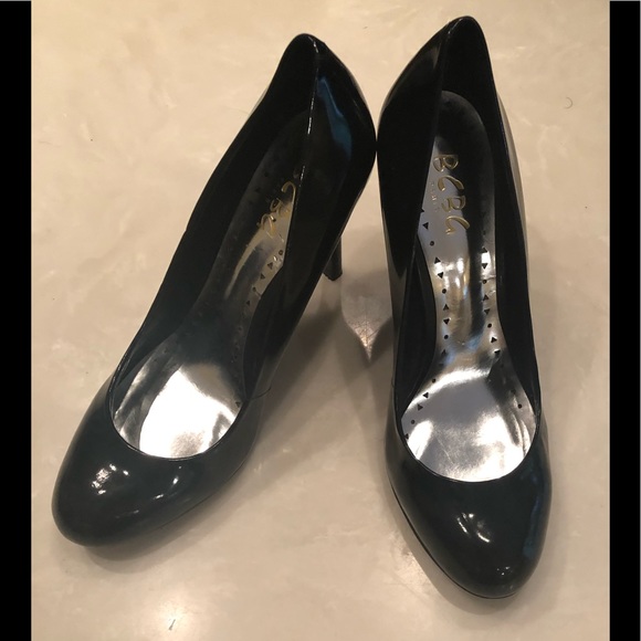 BCBG Paris Shoes - BCBG Paris Black Patent Leather Pumps